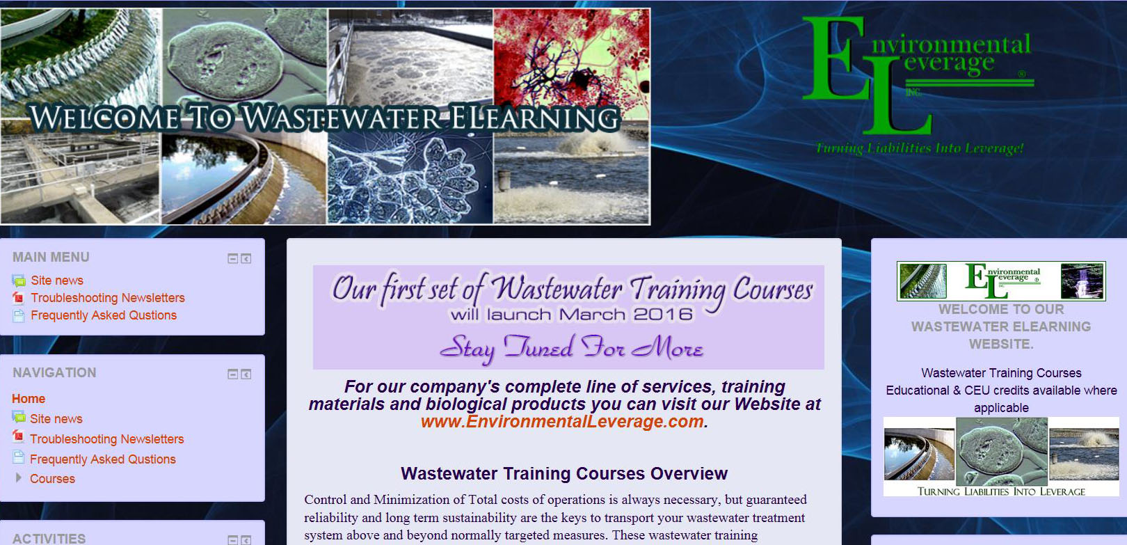 WAstewater Elearning