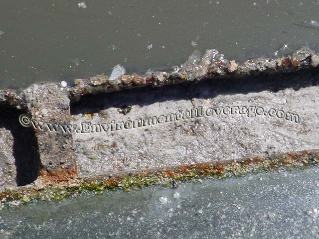 corrosion on clarifier